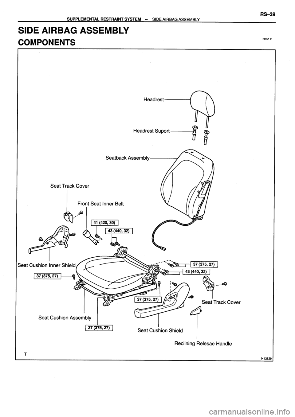 TOYOTA VERSO 1999 Repair Manual TOYOTA VERSO 1999 Repair Manual