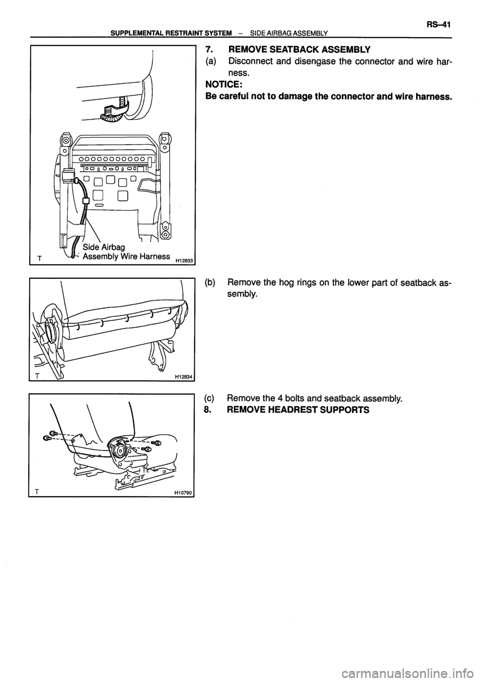 TOYOTA VERSO 1999 Repair Manual TOYOTA VERSO 1999 Repair Manual