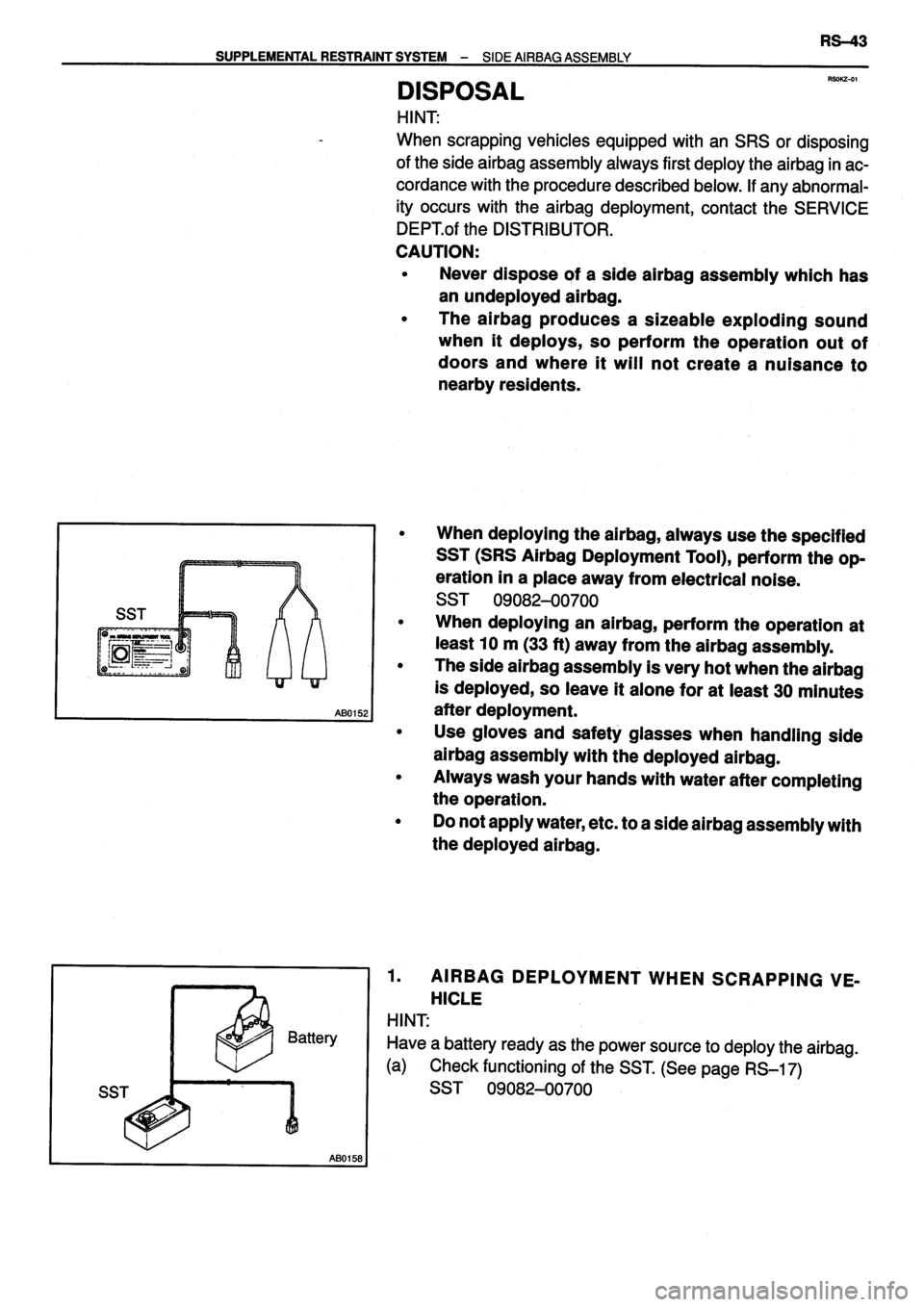 TOYOTA VERSO 1999 Repair Manual TOYOTA VERSO 1999 Repair Manual