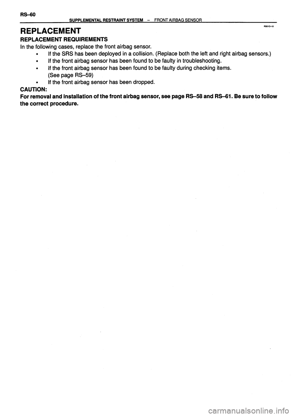 TOYOTA VERSO 1999 Repair Manual TOYOTA VERSO 1999 Repair Manual