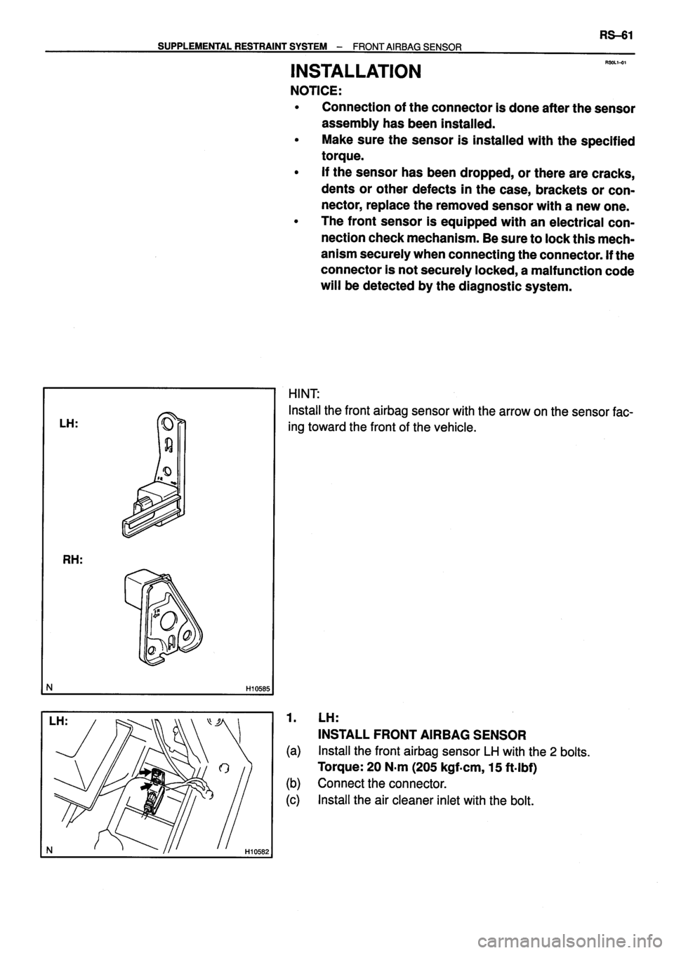 TOYOTA VERSO 1999 Repair Manual TOYOTA VERSO 1999 Repair Manual