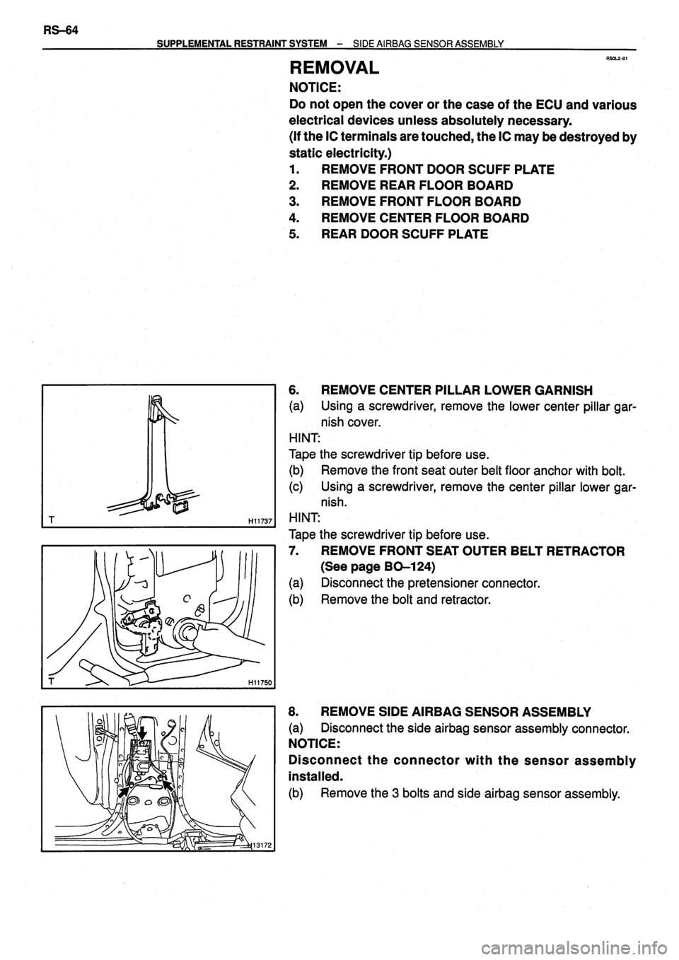 TOYOTA VERSO 1999 Repair Manual TOYOTA VERSO 1999 Repair Manual