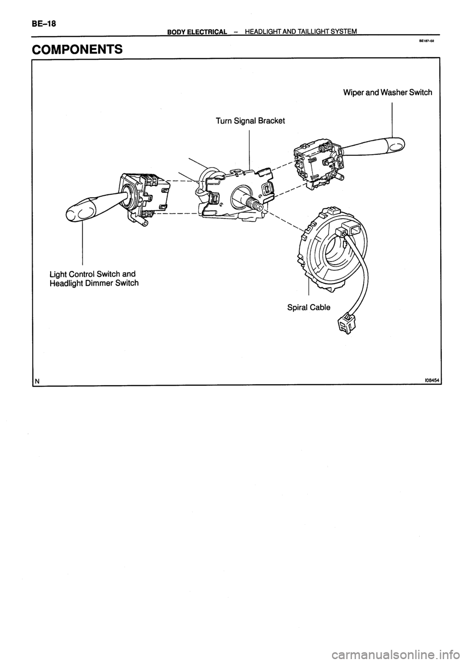 TOYOTA VERSO 1999 Repair Manual TOYOTA VERSO 1999 Repair Manual