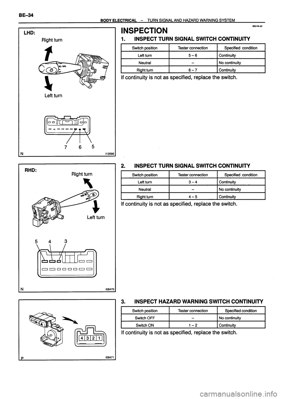 TOYOTA VERSO 1999 Repair Manual TOYOTA VERSO 1999 Repair Manual