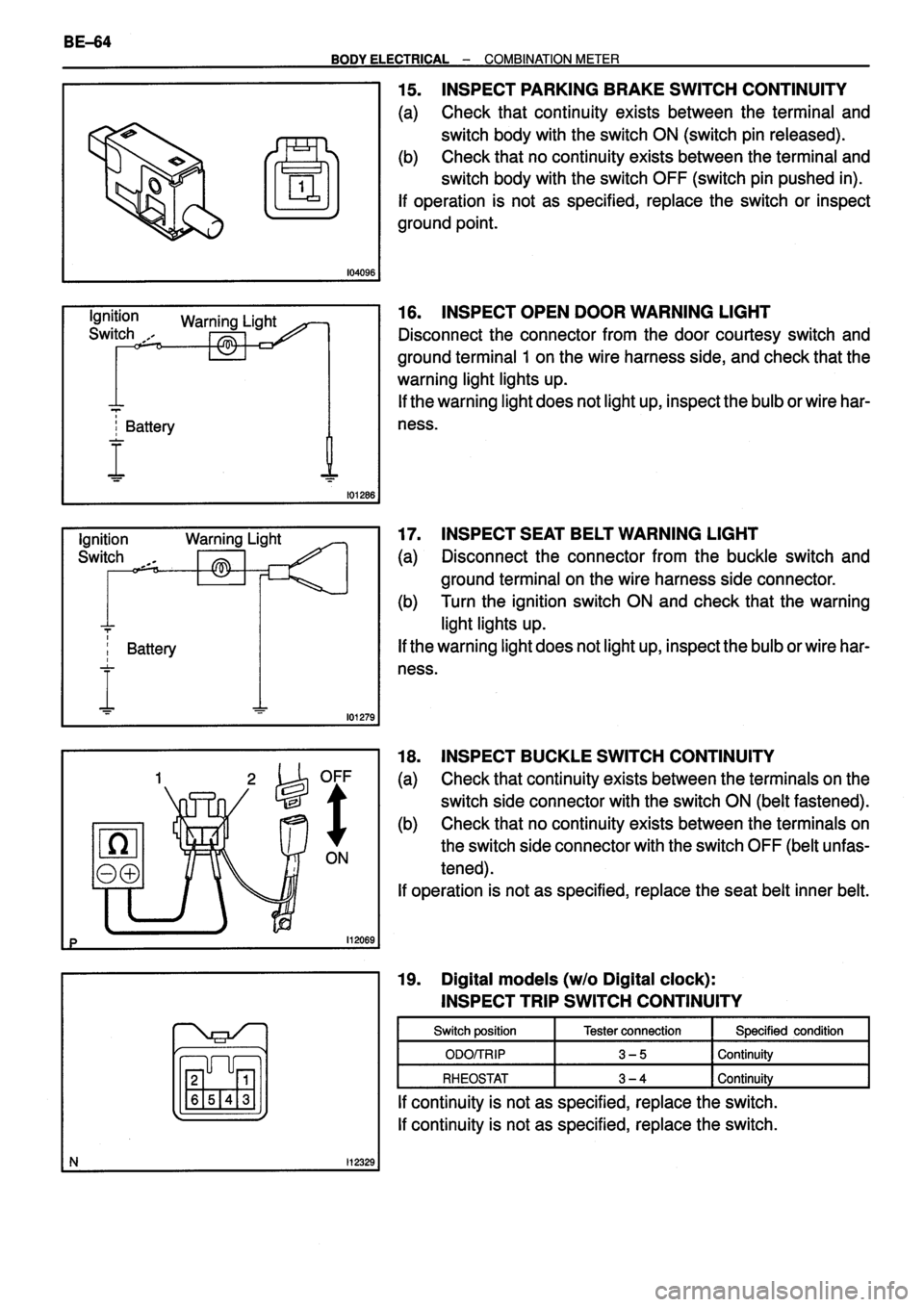 TOYOTA VERSO 1999 Repair Manual TOYOTA VERSO 1999 Repair Manual
