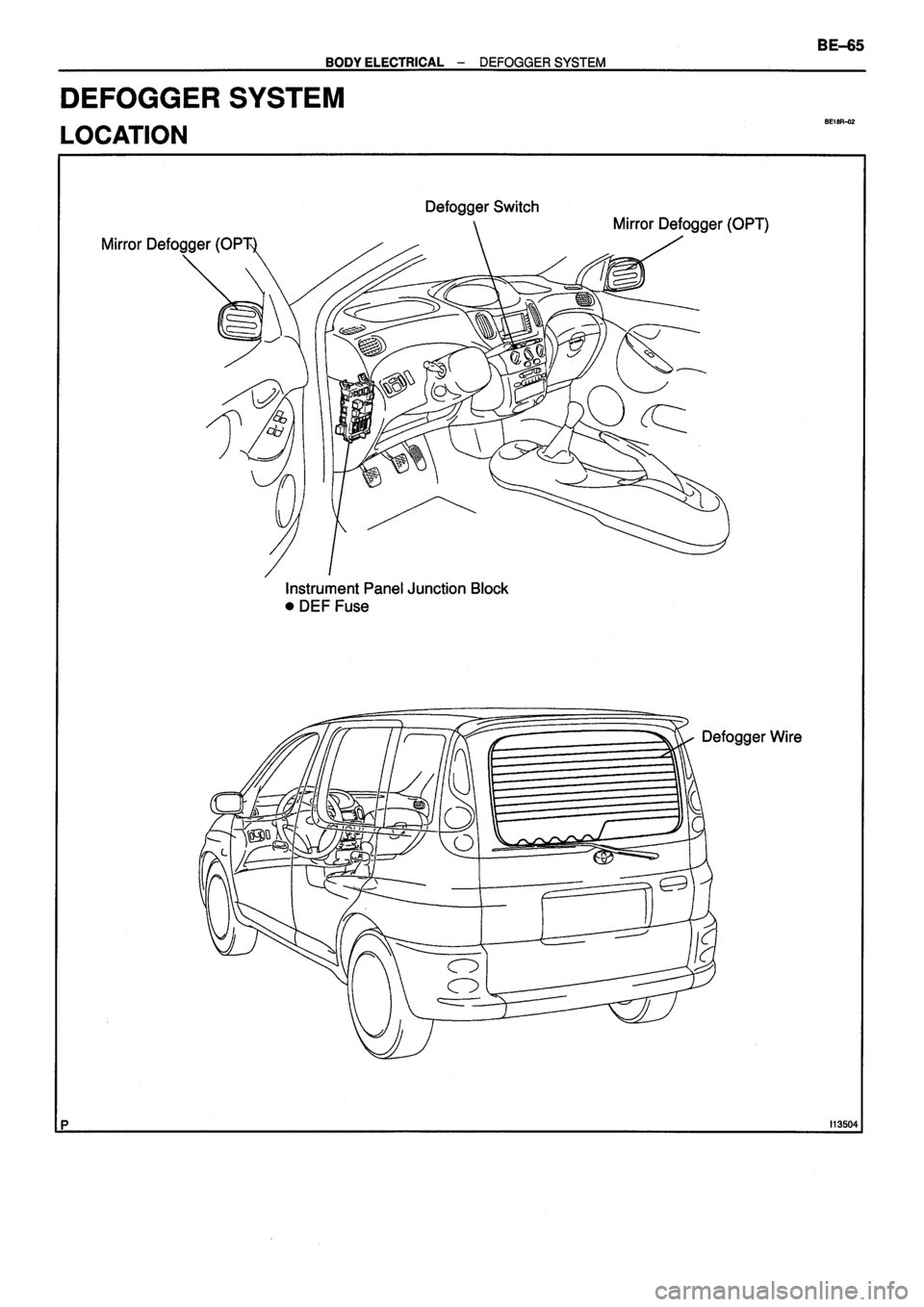 TOYOTA VERSO 1999 Repair Manual TOYOTA VERSO 1999 Repair Manual