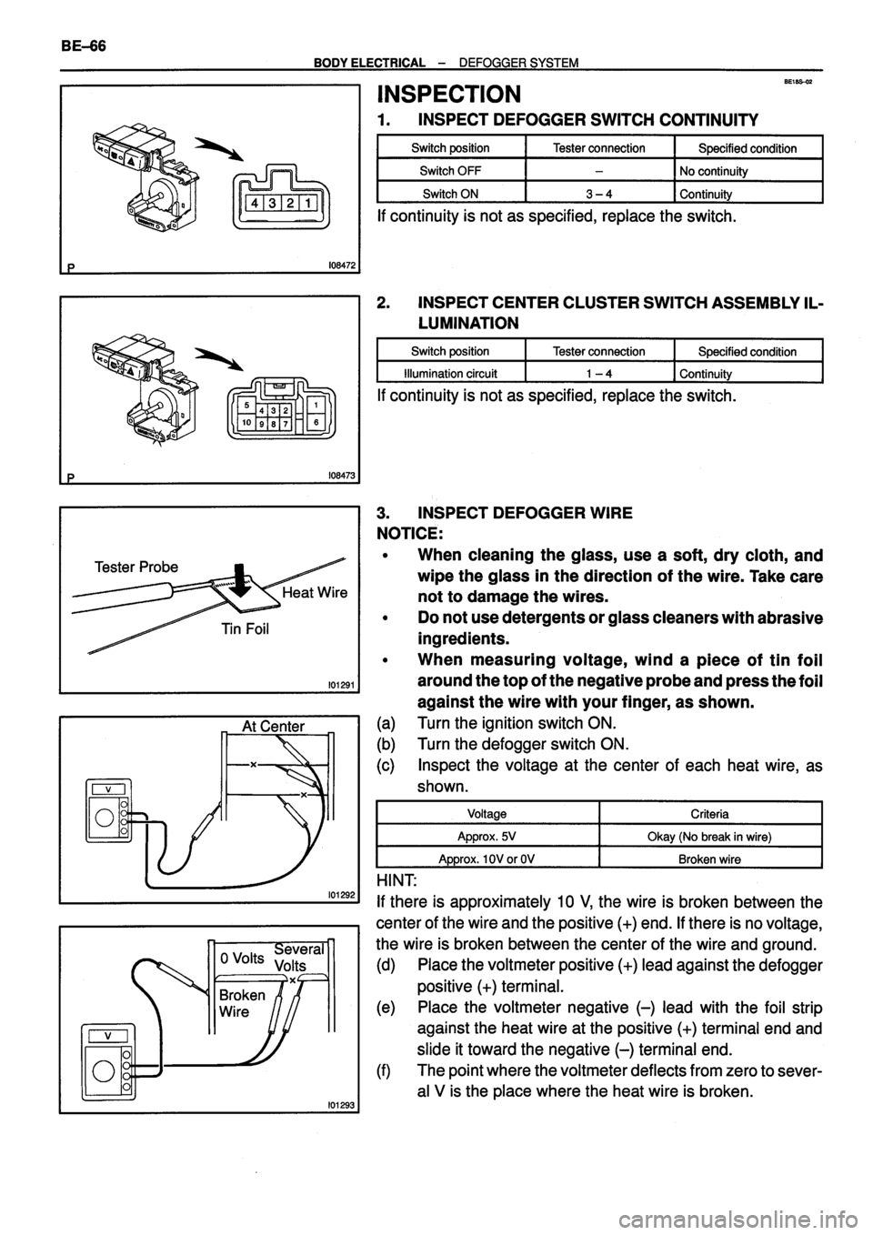 TOYOTA VERSO 1999 Repair Manual TOYOTA VERSO 1999 Repair Manual