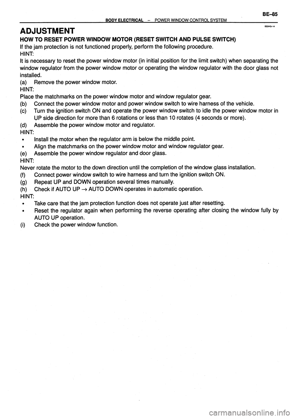 TOYOTA VERSO 1999  Repair Manual 