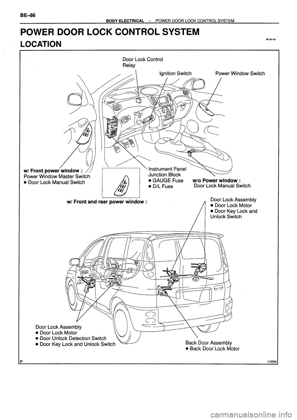 TOYOTA VERSO 1999  Repair Manual 
