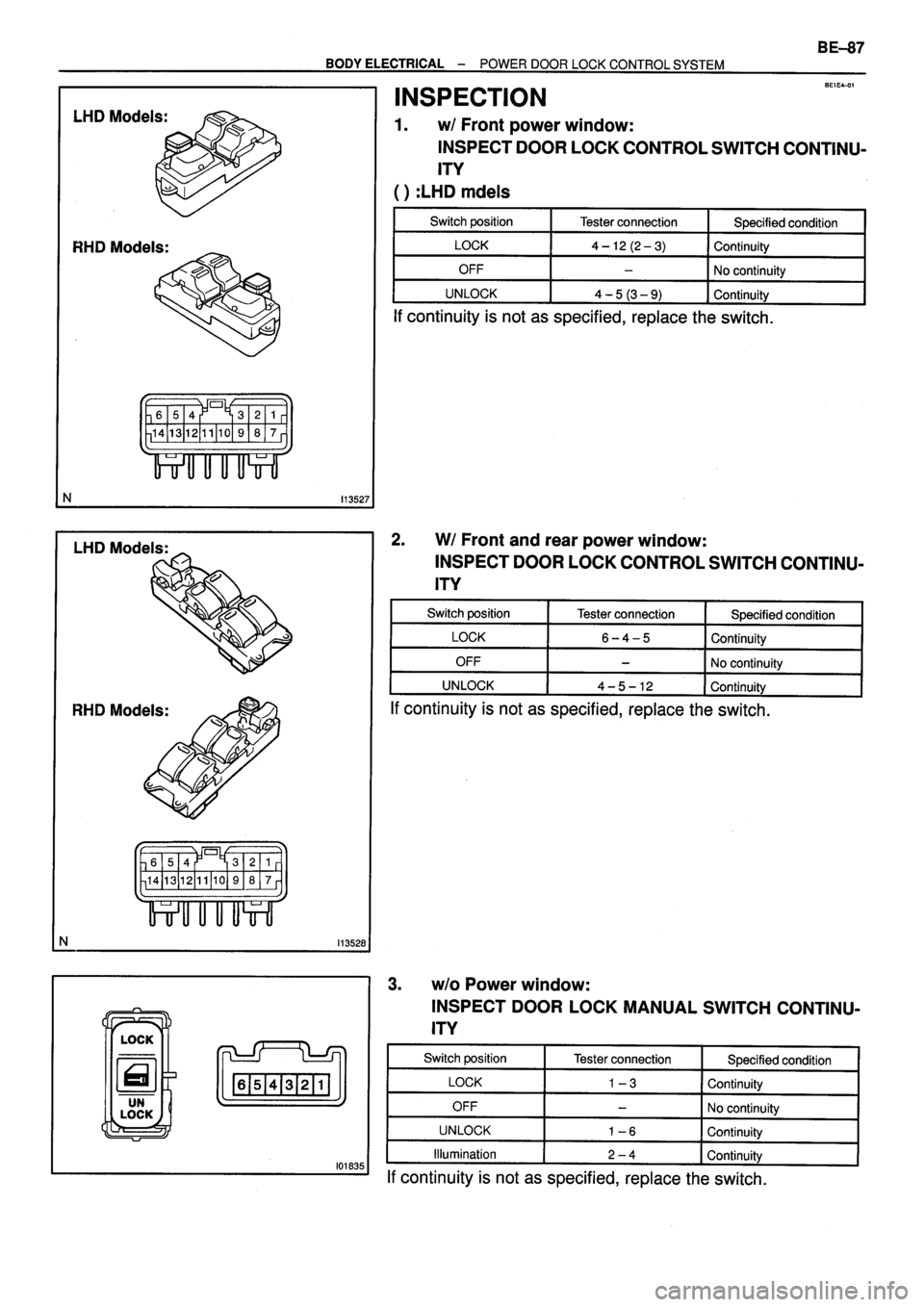 TOYOTA VERSO 1999  Repair Manual 