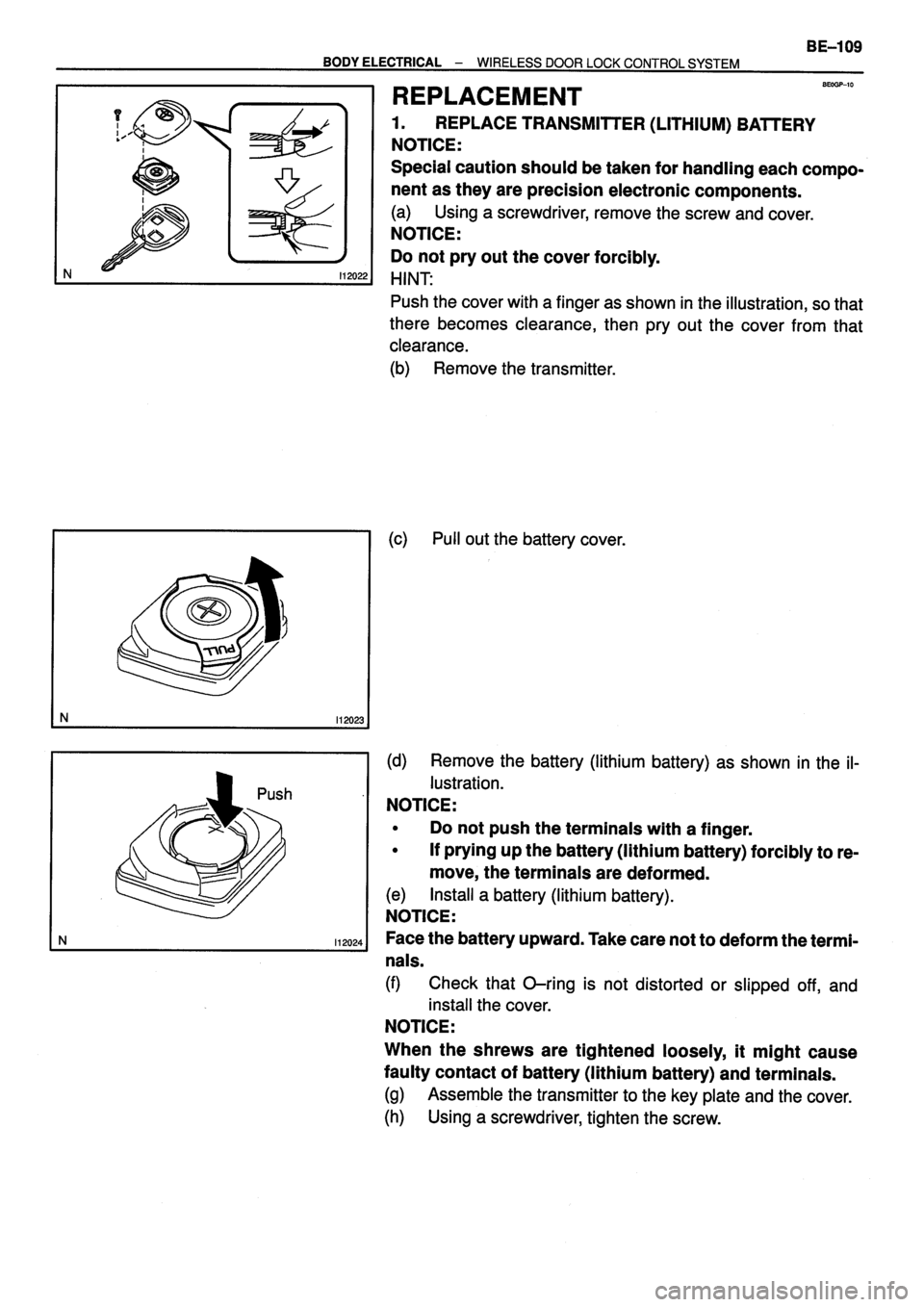 TOYOTA VERSO 1999 Repair Manual TOYOTA VERSO 1999 Repair Manual
