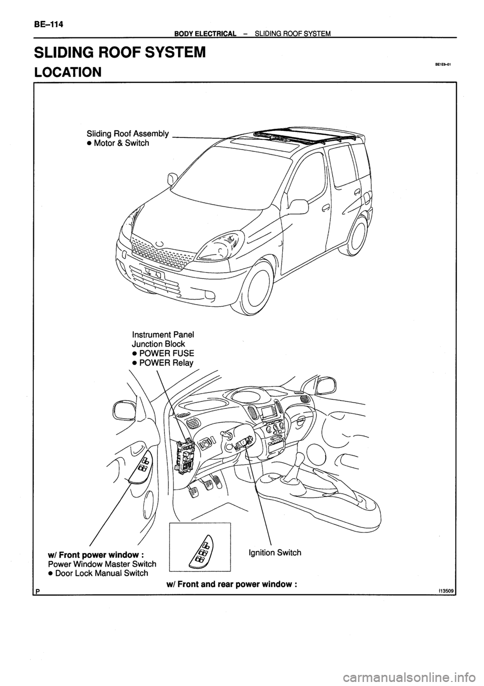 TOYOTA VERSO 1999 Repair Manual TOYOTA VERSO 1999 Repair Manual
