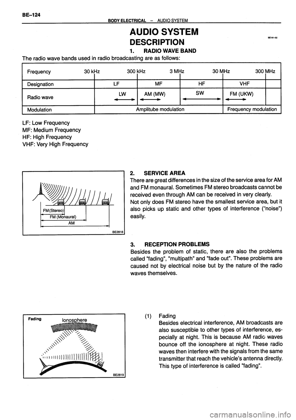 TOYOTA VERSO 1999 Repair Manual TOYOTA VERSO 1999 Repair Manual