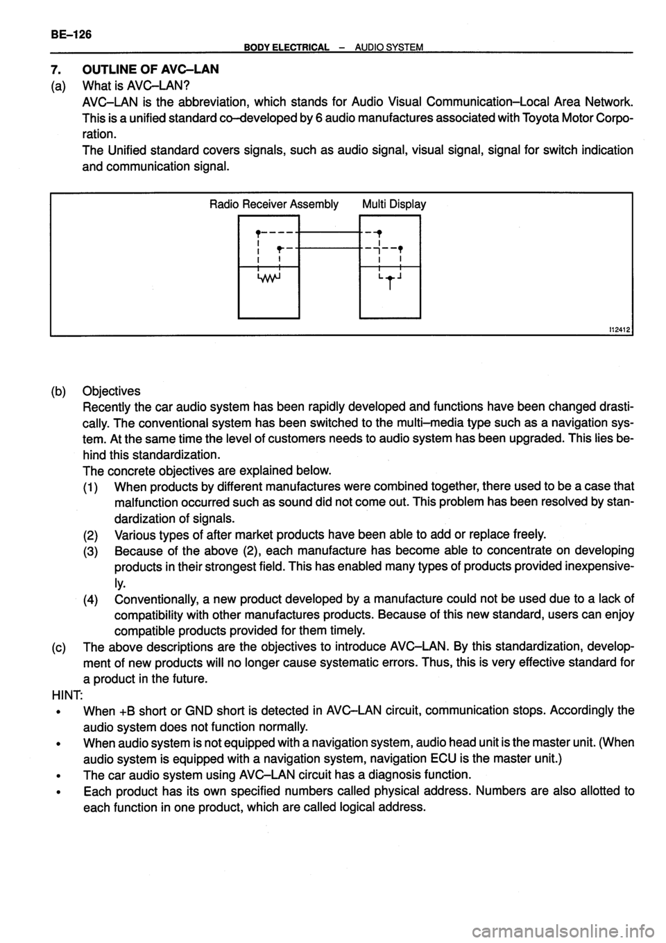TOYOTA VERSO 1999 Repair Manual TOYOTA VERSO 1999 Repair Manual