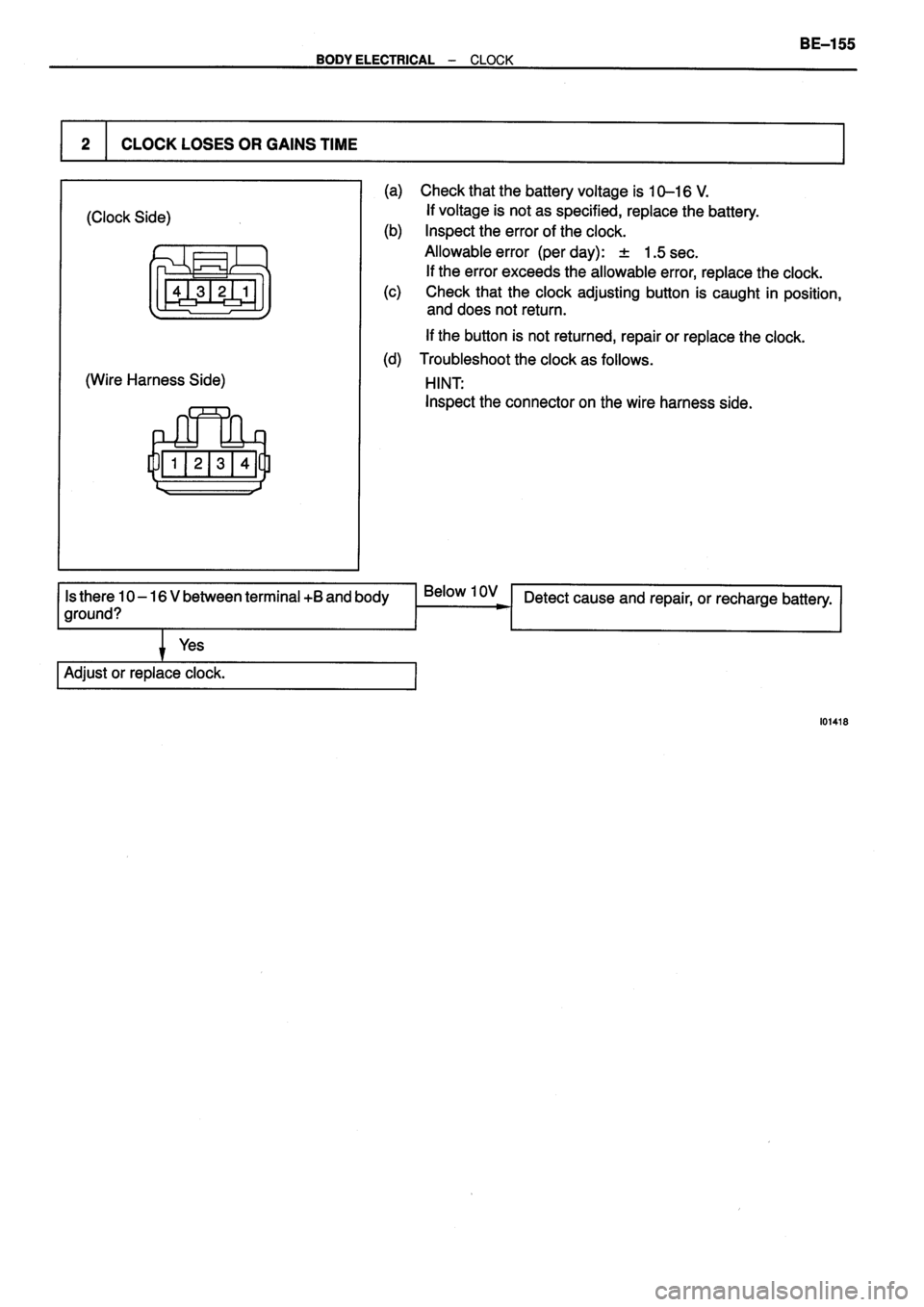TOYOTA VERSO 1999 Repair Manual TOYOTA VERSO 1999 Repair Manual