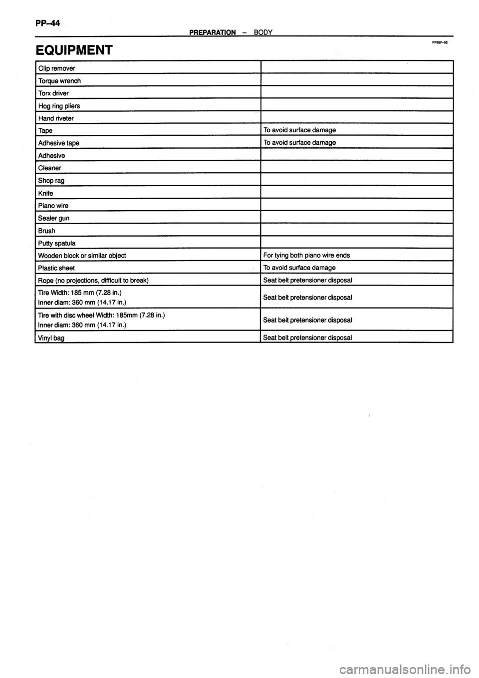 TOYOTA VERSO 1999 Owners Manual TOYOTA VERSO 1999 Owners Manual