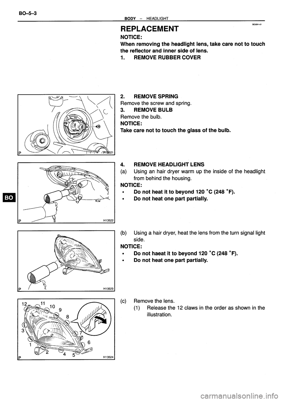 TOYOTA VERSO 1999  Repair Manual 