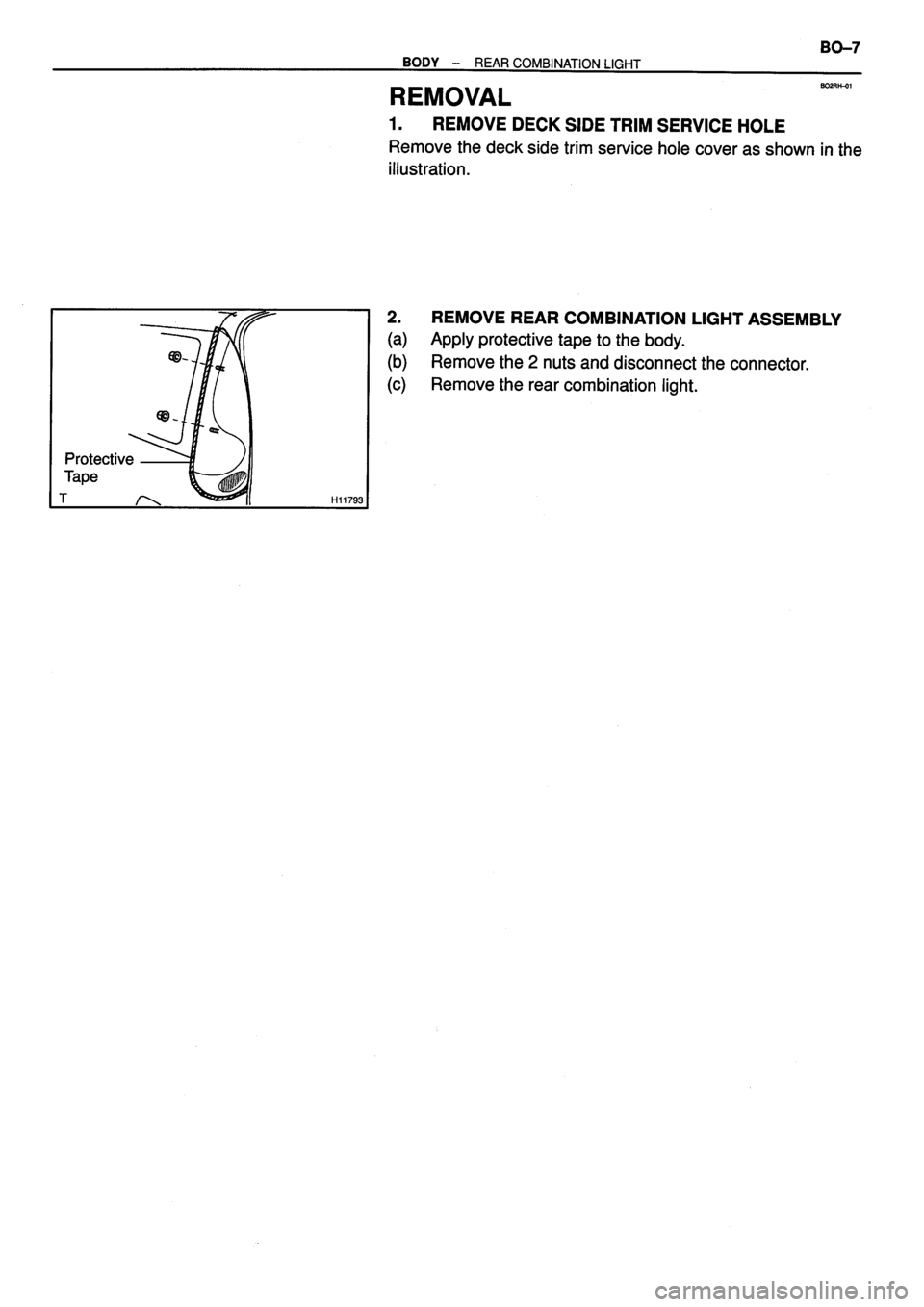 TOYOTA VERSO 1999 Repair Manual TOYOTA VERSO 1999 Repair Manual