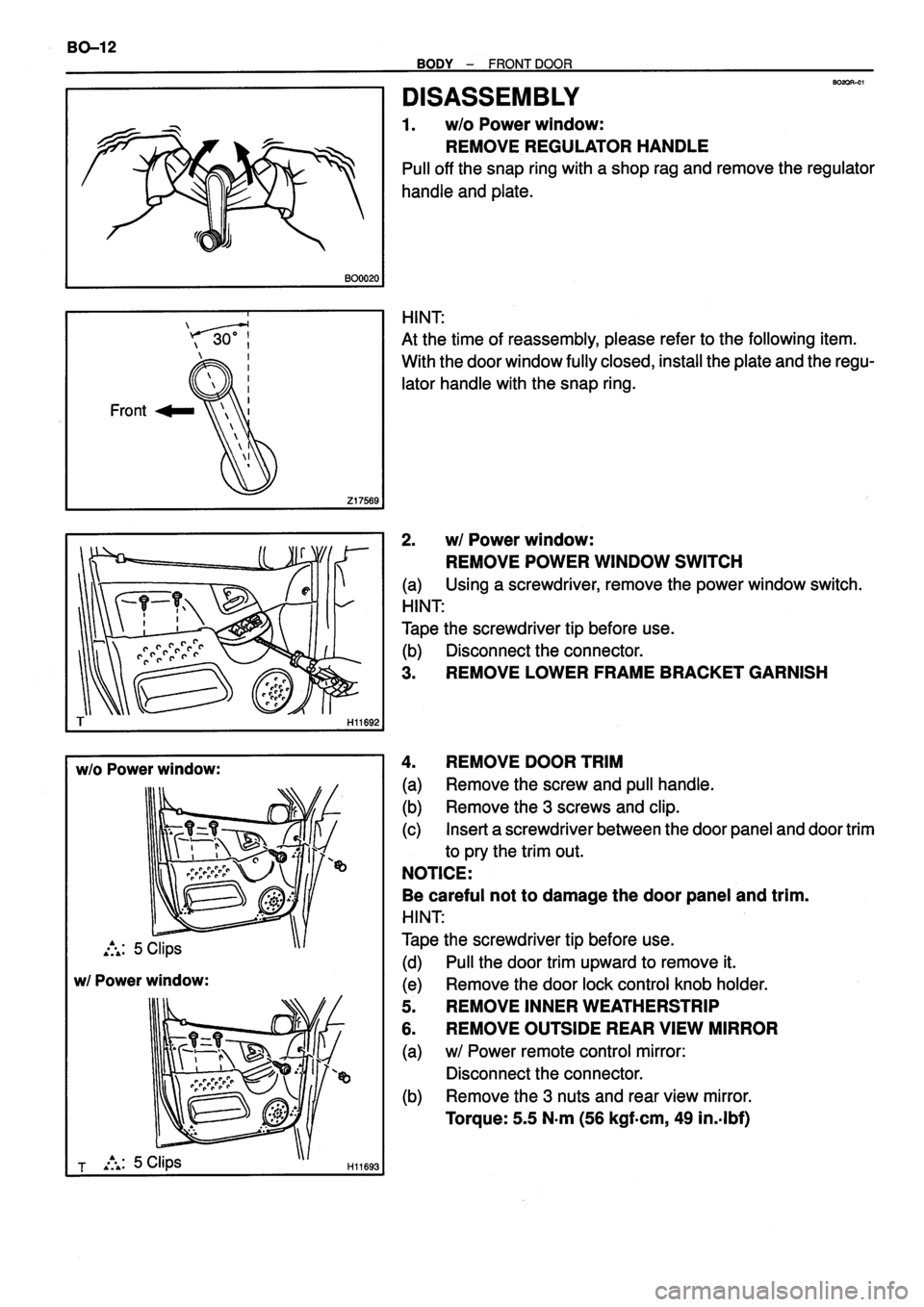 TOYOTA VERSO 1999 Repair Manual TOYOTA VERSO 1999 Repair Manual