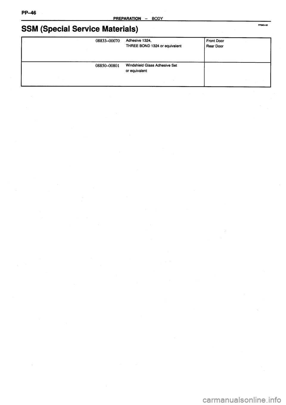 TOYOTA VERSO 1999 Owners Manual TOYOTA VERSO 1999 Owners Manual