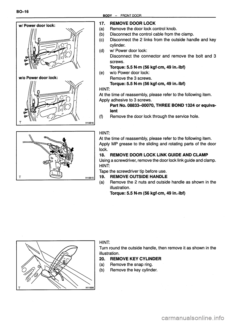 TOYOTA VERSO 1999 Repair Manual TOYOTA VERSO 1999 Repair Manual