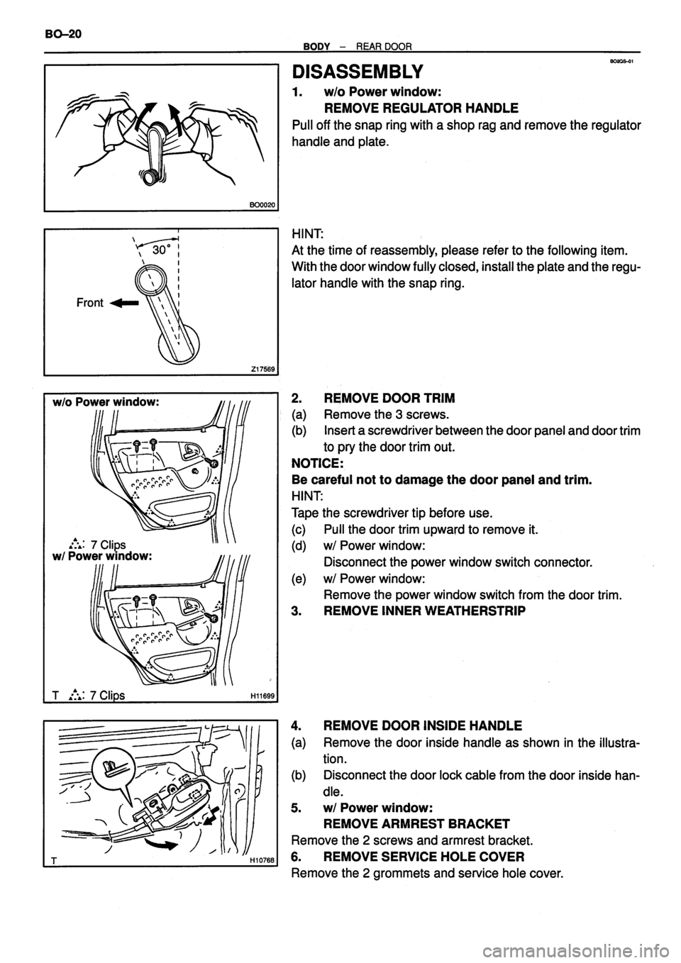 TOYOTA VERSO 1999 Repair Manual TOYOTA VERSO 1999 Repair Manual