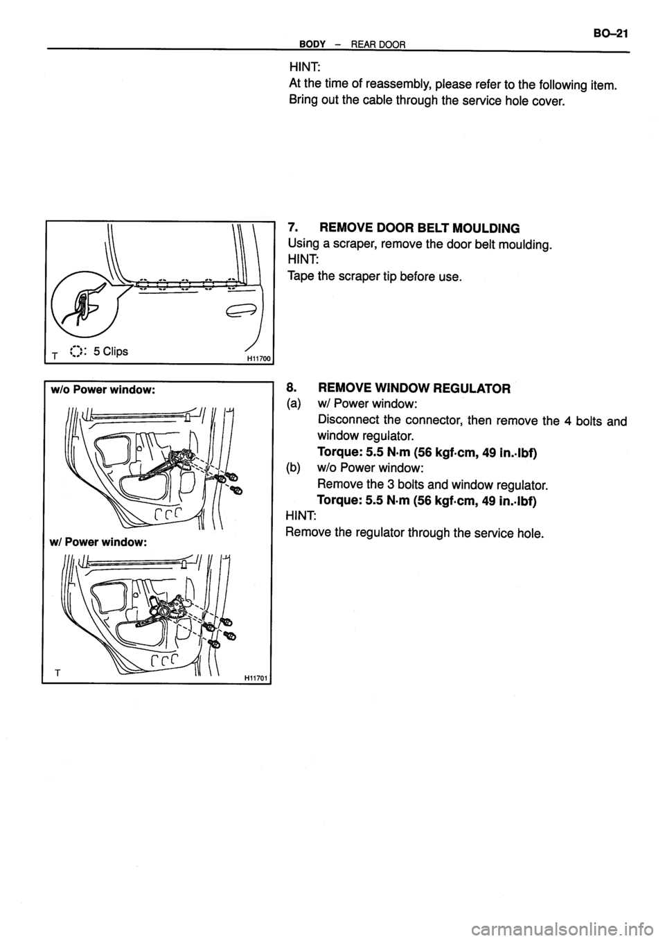TOYOTA VERSO 1999 Repair Manual TOYOTA VERSO 1999 Repair Manual