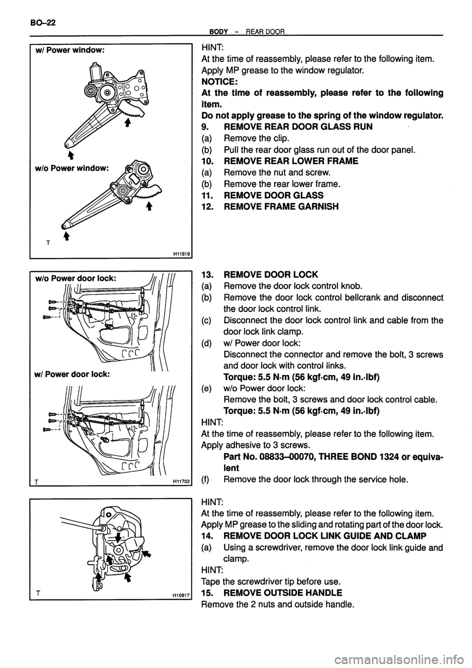 TOYOTA VERSO 1999 Repair Manual TOYOTA VERSO 1999 Repair Manual
