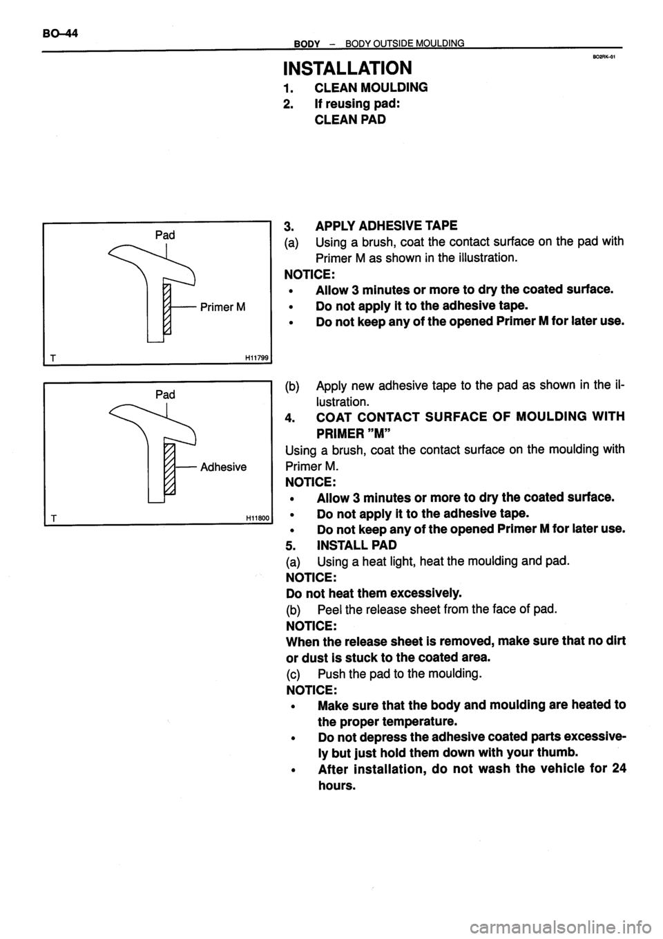 TOYOTA VERSO 1999 Repair Manual TOYOTA VERSO 1999 Repair Manual
