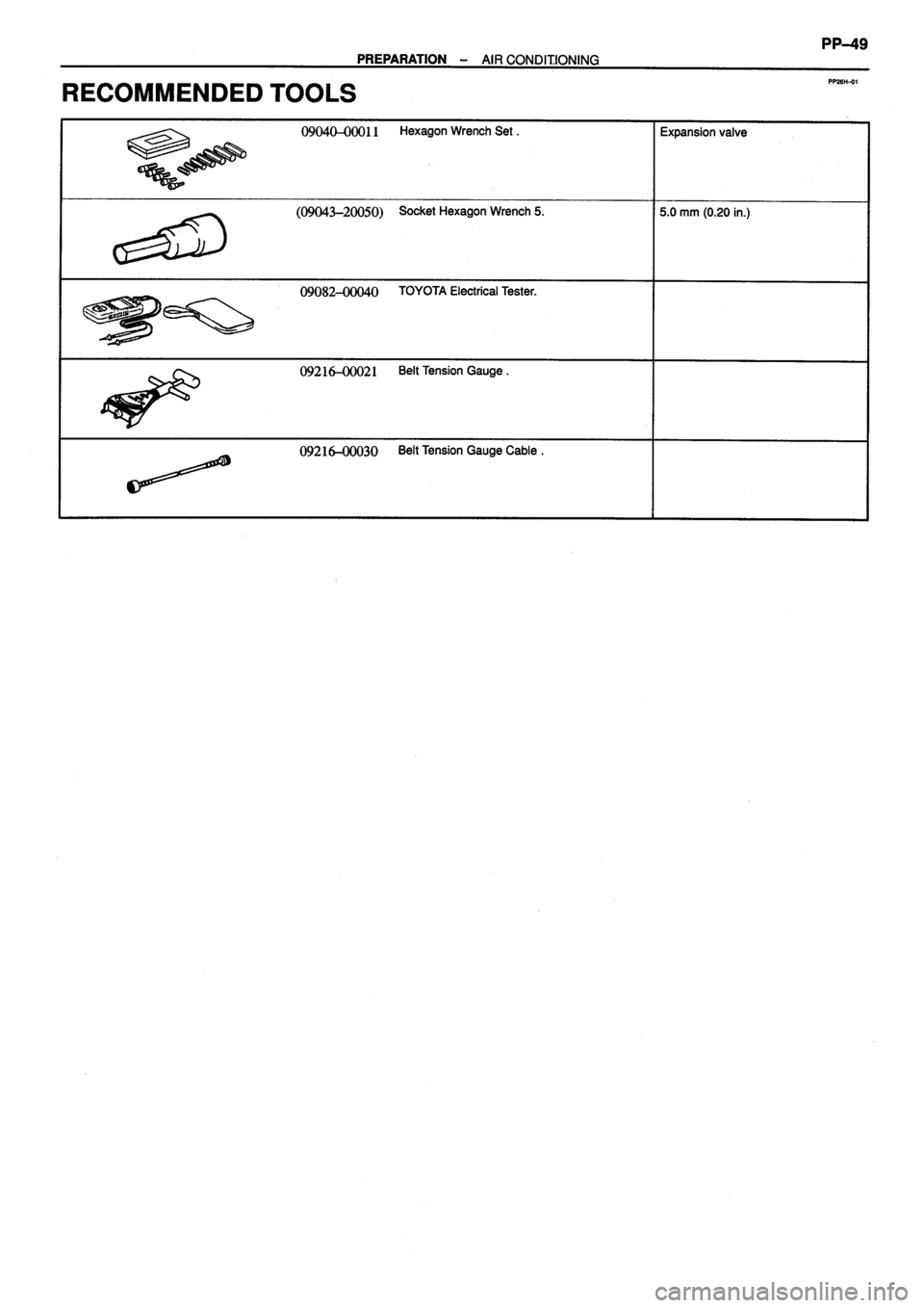 TOYOTA VERSO 1999 Owners Manual TOYOTA VERSO 1999 Owners Manual