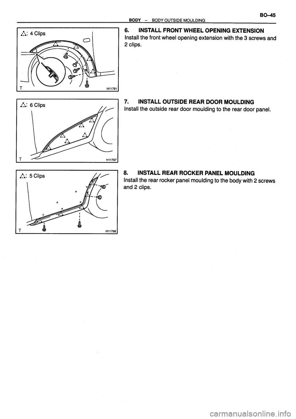 TOYOTA VERSO 1999 Repair Manual TOYOTA VERSO 1999 Repair Manual
