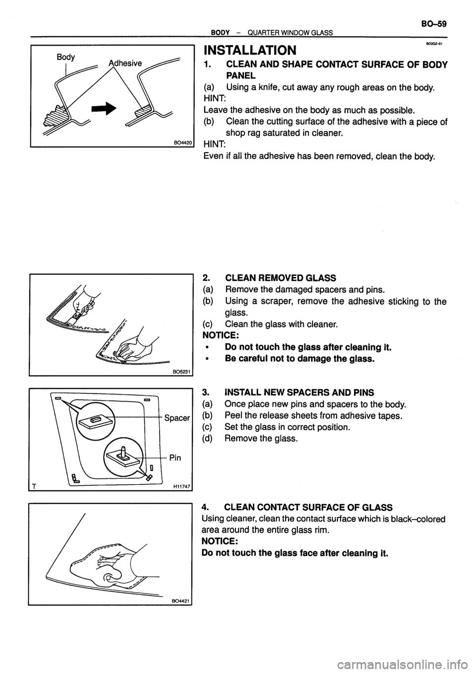 TOYOTA VERSO 1999 Repair Manual TOYOTA VERSO 1999 Repair Manual