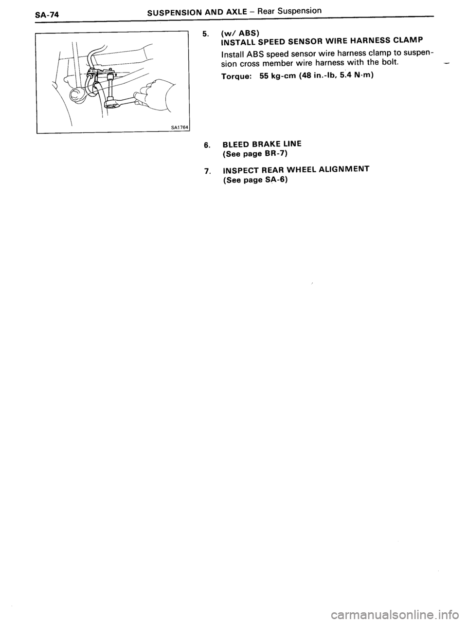 TOYOTA MR-2 1991 Factory Repair Manual TOYOTA MR-2 1991 Factory Repair Manual