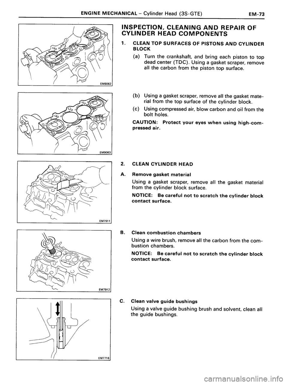 TOYOTA MR-2 1991 Factory Repair Manual TOYOTA MR-2 1991 Factory Repair Manual