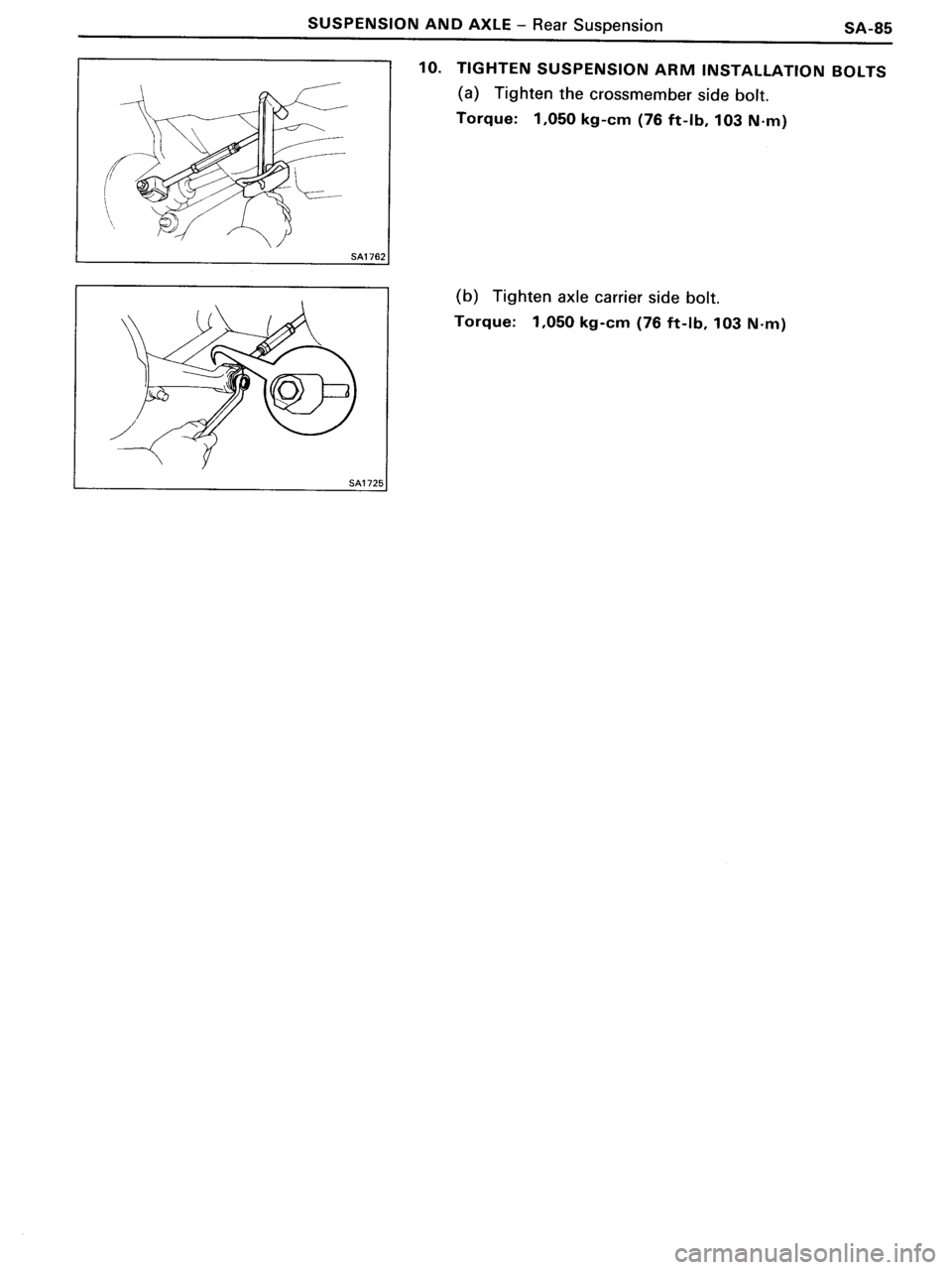 TOYOTA MR-2 1991 Factory Repair Manual TOYOTA MR-2 1991 Factory Repair Manual