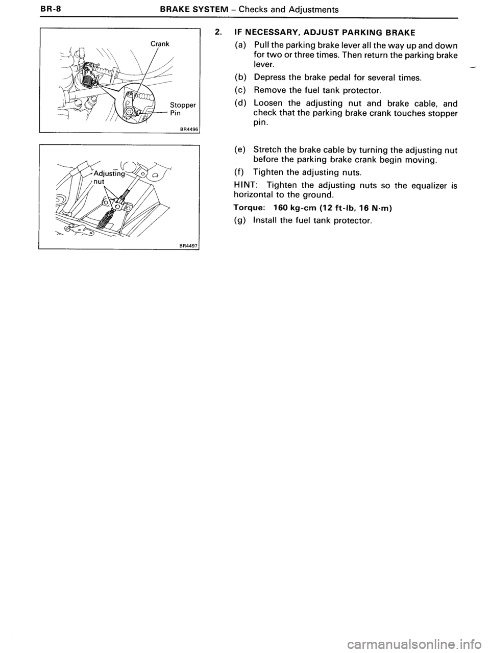 TOYOTA MR-2 1991 Factory Repair Manual TOYOTA MR-2 1991 Factory Repair Manual
