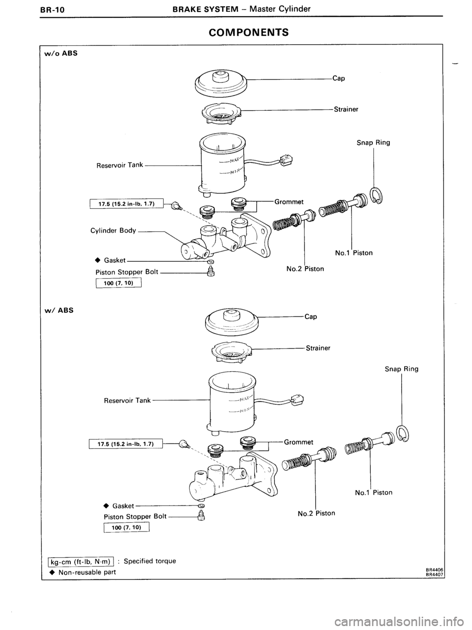 TOYOTA MR-2 1991 Factory Repair Manual TOYOTA MR-2 1991 Factory Repair Manual