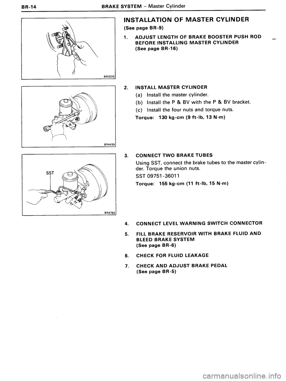 TOYOTA MR-2 1991 Factory Repair Manual TOYOTA MR-2 1991 Factory Repair Manual