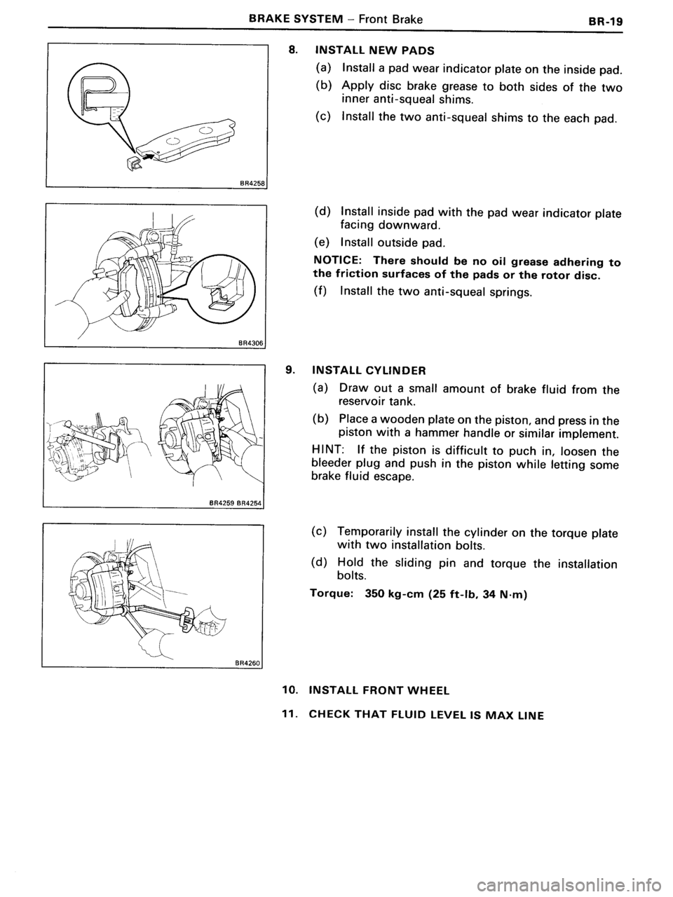 TOYOTA MR-2 1991 Factory Repair Manual TOYOTA MR-2 1991 Factory Repair Manual