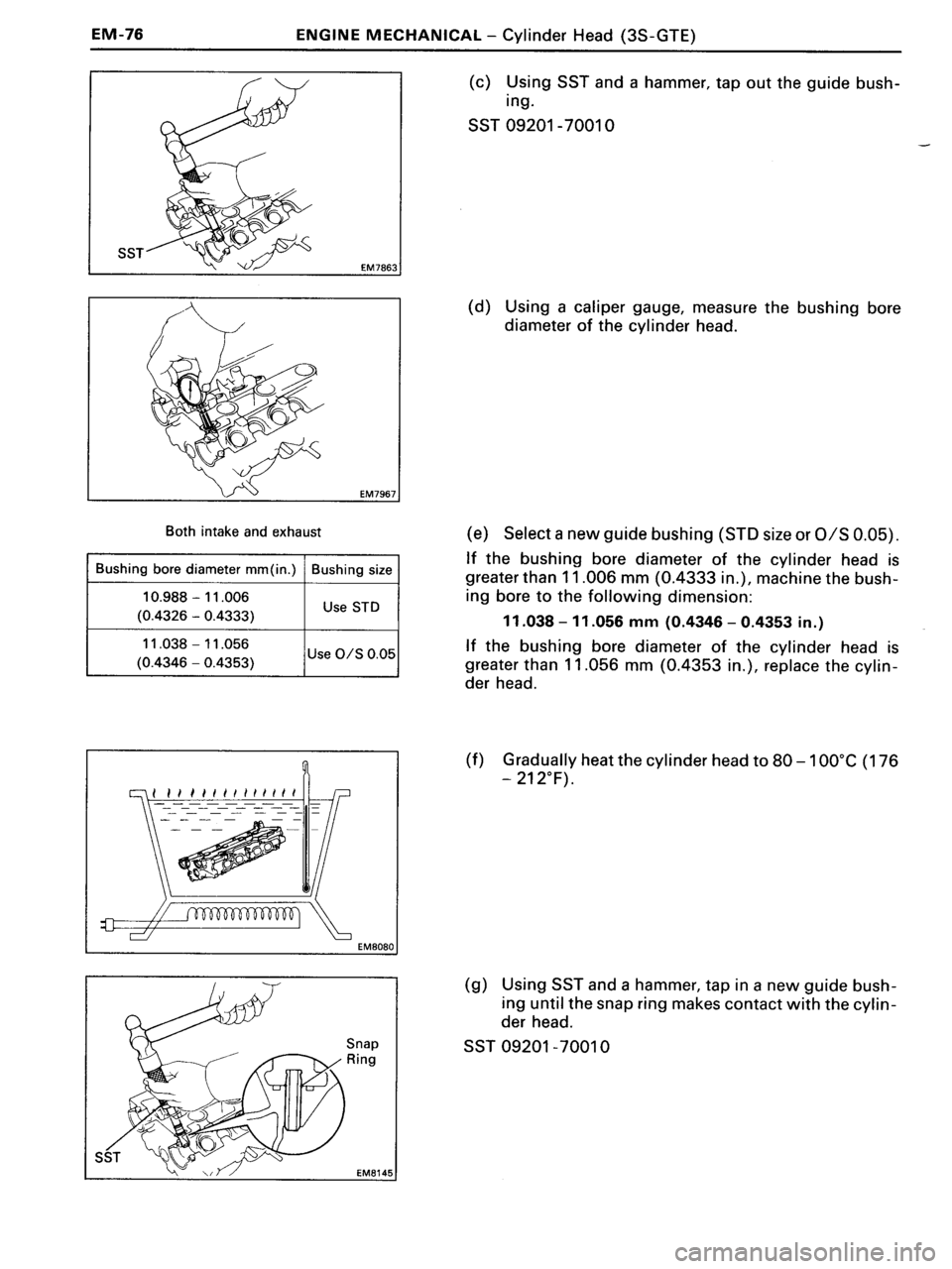 TOYOTA MR-2 1991 Factory Repair Manual TOYOTA MR-2 1991 Factory Repair Manual