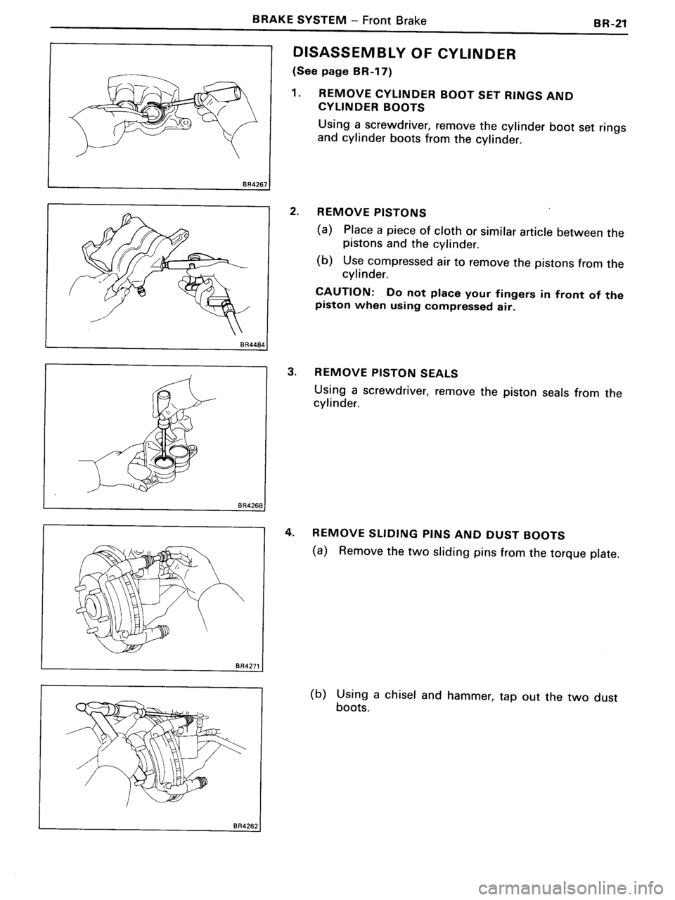 TOYOTA MR-2 1991 Factory Repair Manual TOYOTA MR-2 1991 Factory Repair Manual