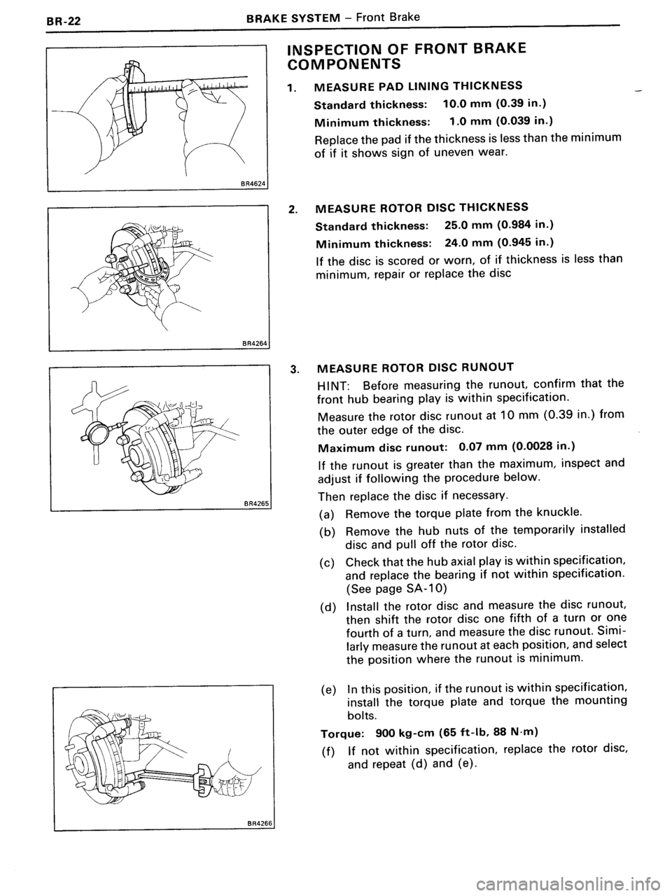 TOYOTA MR-2 1991 Factory Repair Manual TOYOTA MR-2 1991 Factory Repair Manual