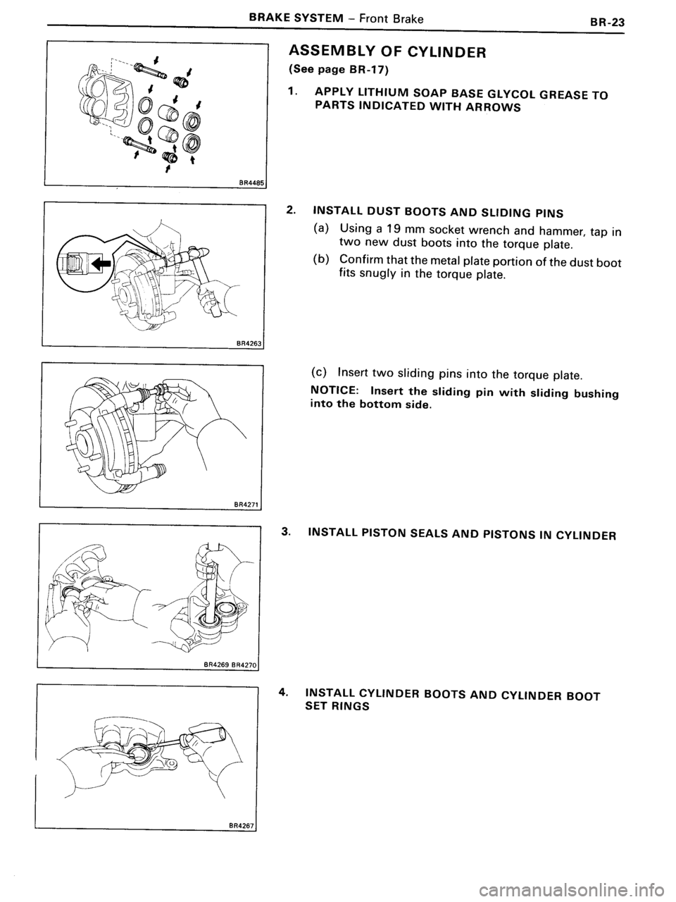 TOYOTA MR-2 1991 Factory Repair Manual TOYOTA MR-2 1991 Factory Repair Manual