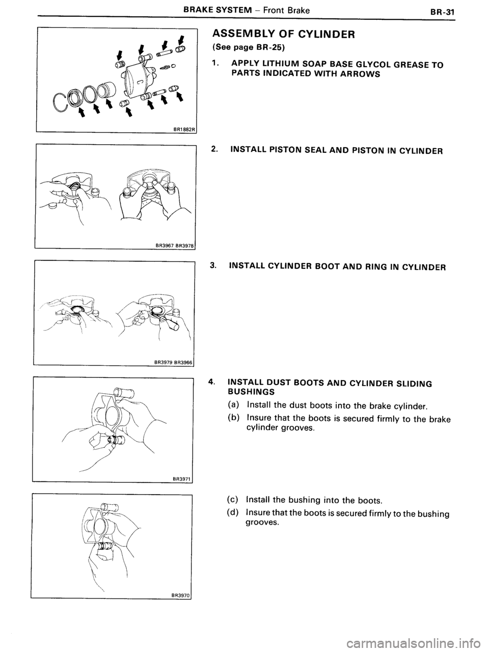 TOYOTA MR-2 1991 Factory Repair Manual TOYOTA MR-2 1991 Factory Repair Manual
