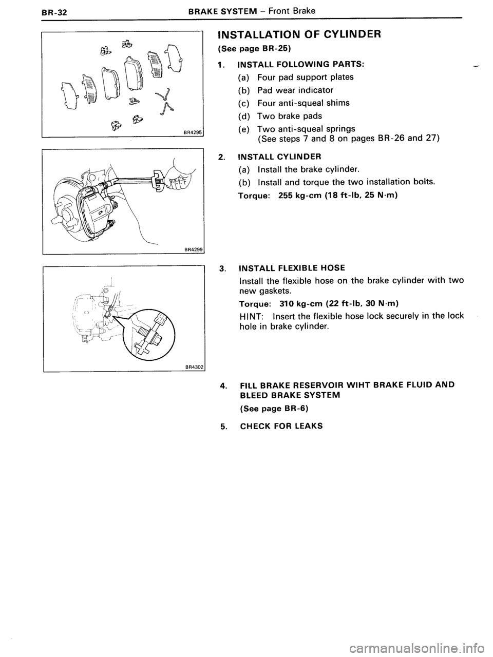 TOYOTA MR-2 1991 Factory Repair Manual TOYOTA MR-2 1991 Factory Repair Manual