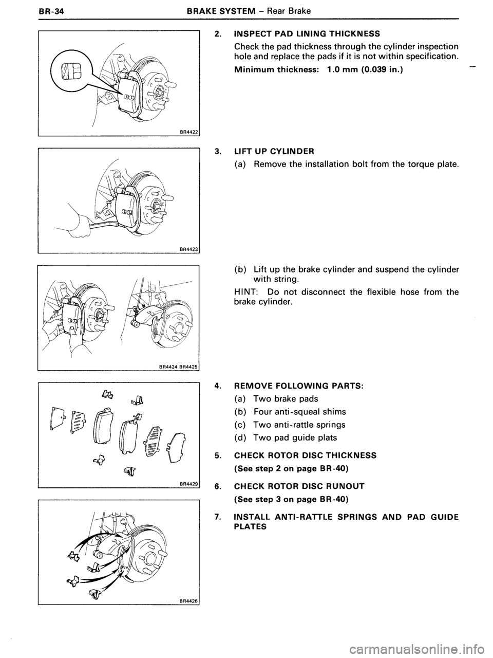 TOYOTA MR-2 1991 Factory Repair Manual TOYOTA MR-2 1991 Factory Repair Manual