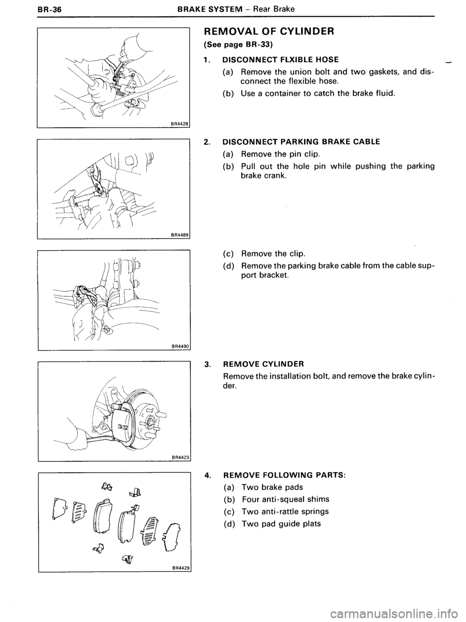 TOYOTA MR-2 1991 Factory Repair Manual TOYOTA MR-2 1991 Factory Repair Manual