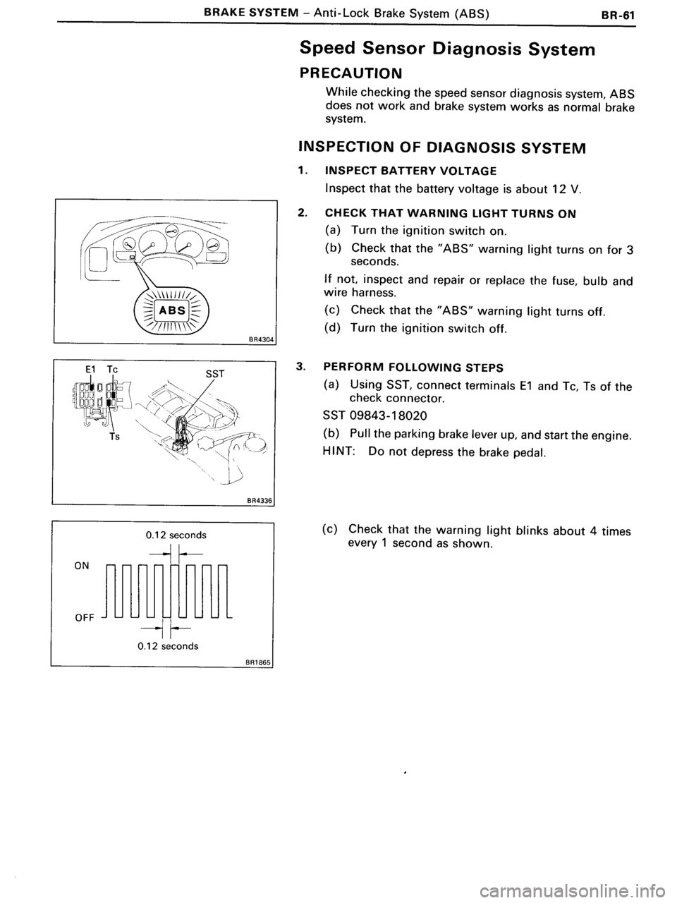 TOYOTA MR-2 1991 Factory Repair Manual TOYOTA MR-2 1991 Factory Repair Manual