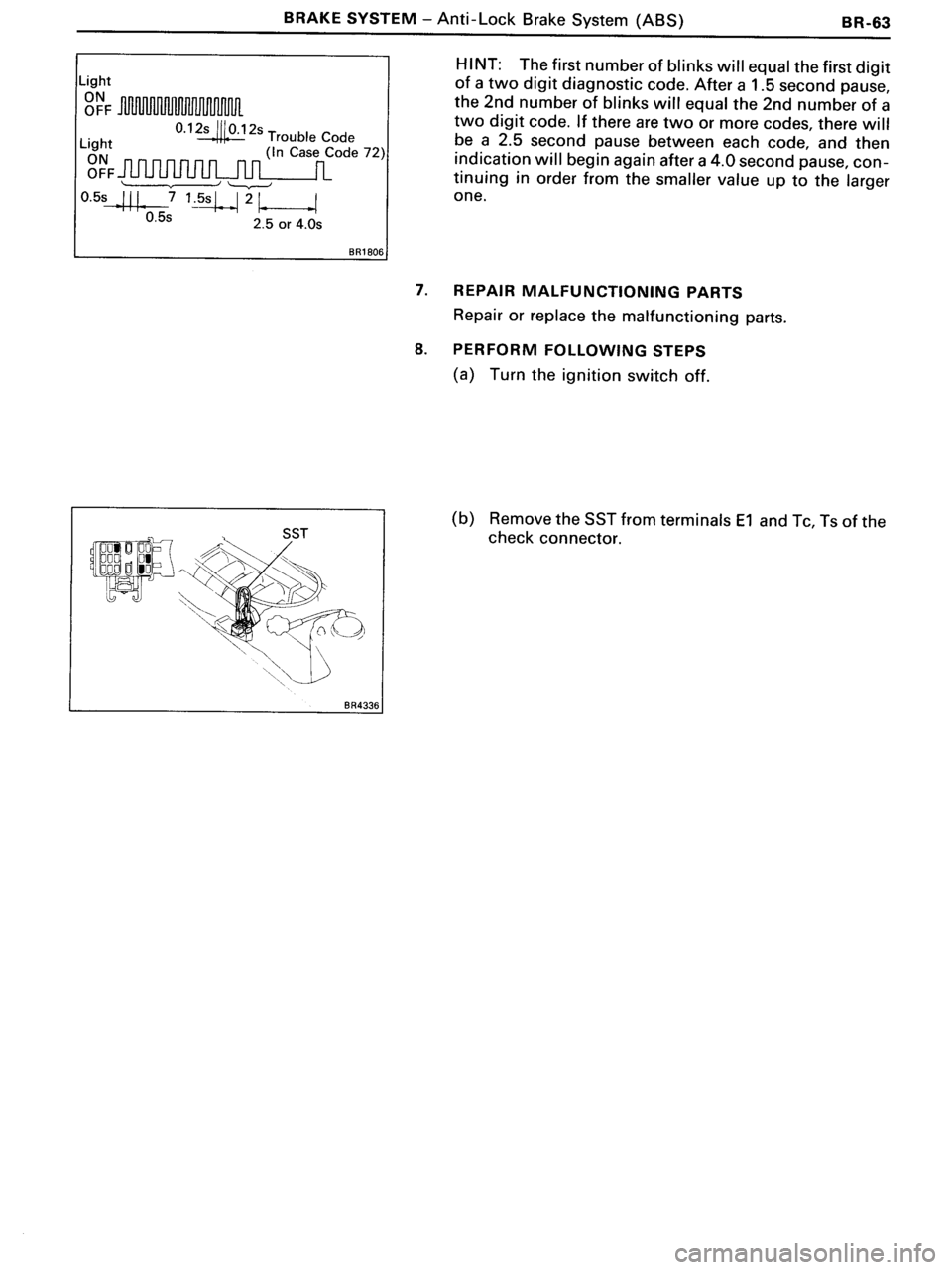 TOYOTA MR-2 1991 Factory Repair Manual TOYOTA MR-2 1991 Factory Repair Manual