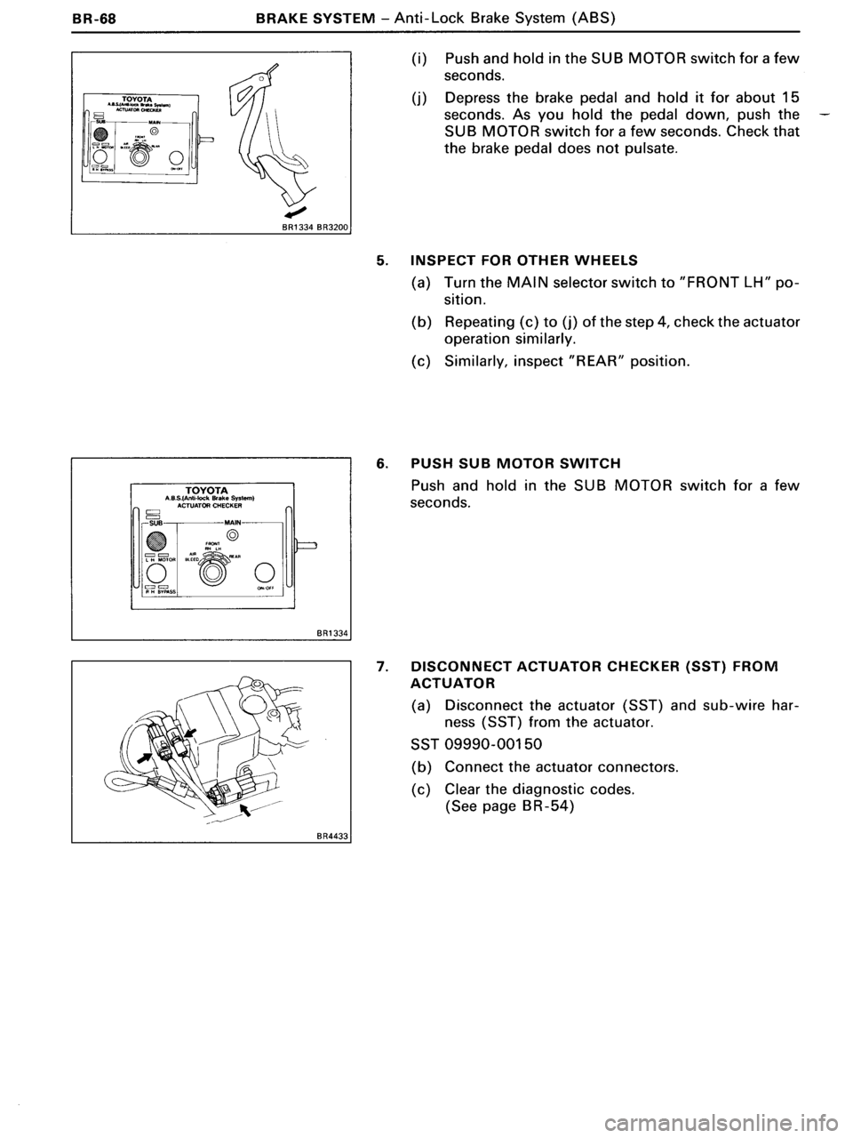 TOYOTA MR-2 1991 Factory Repair Manual TOYOTA MR-2 1991 Factory Repair Manual